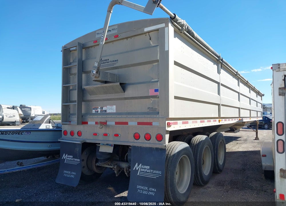 2013 MAURER MANUFACTURING INC HOPPER TRAILER VIN: 1M9KG4838DS152724