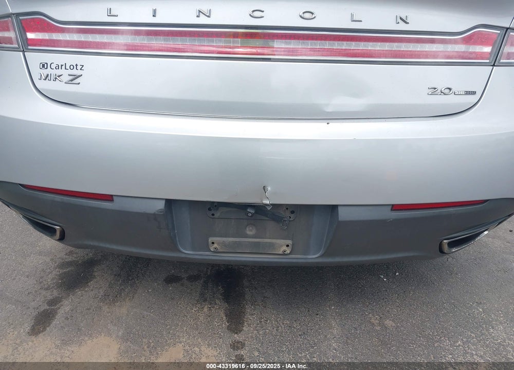2013 LINCOLN MKZ VIN: 3LN6L2G94DR825493
