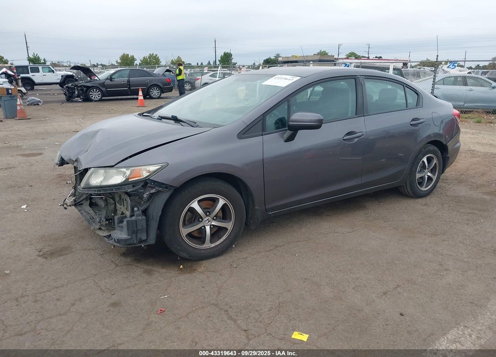2015 HONDA CIVIC VIN: 19XFB2F75FE210582
