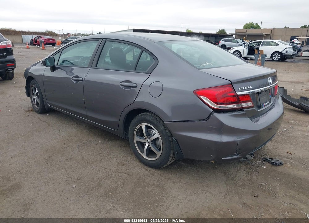 2015 HONDA CIVIC VIN: 19XFB2F75FE210582