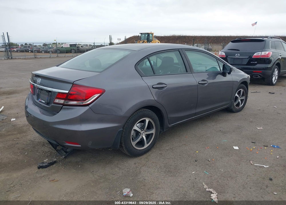 2015 HONDA CIVIC VIN: 19XFB2F75FE210582
