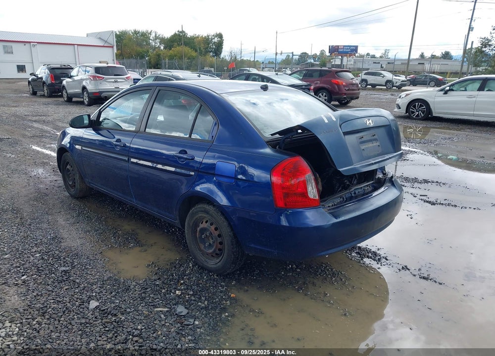 2007 HYUNDAI ACCENT GLS VIN: KMHCN46C87U110610