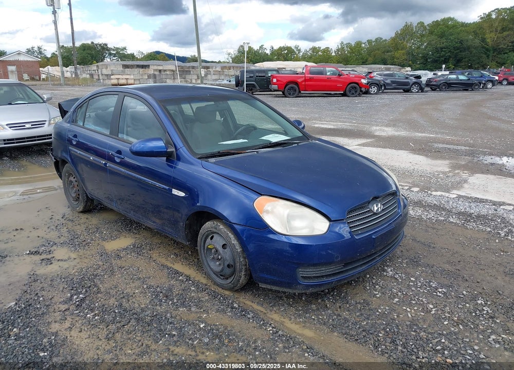 2007 HYUNDAI ACCENT GLS VIN: KMHCN46C87U110610