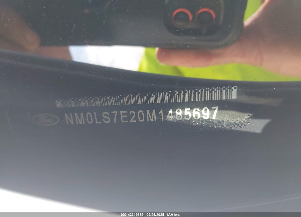 2021 FORD TRANSIT CONNECT XL VIN: NM0LS7E20M1485697