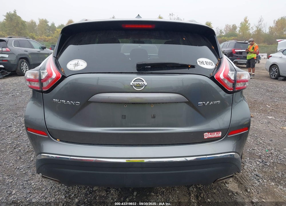 2015 NISSAN MURANO SV VIN: 5N1AZ2MH9FN281471