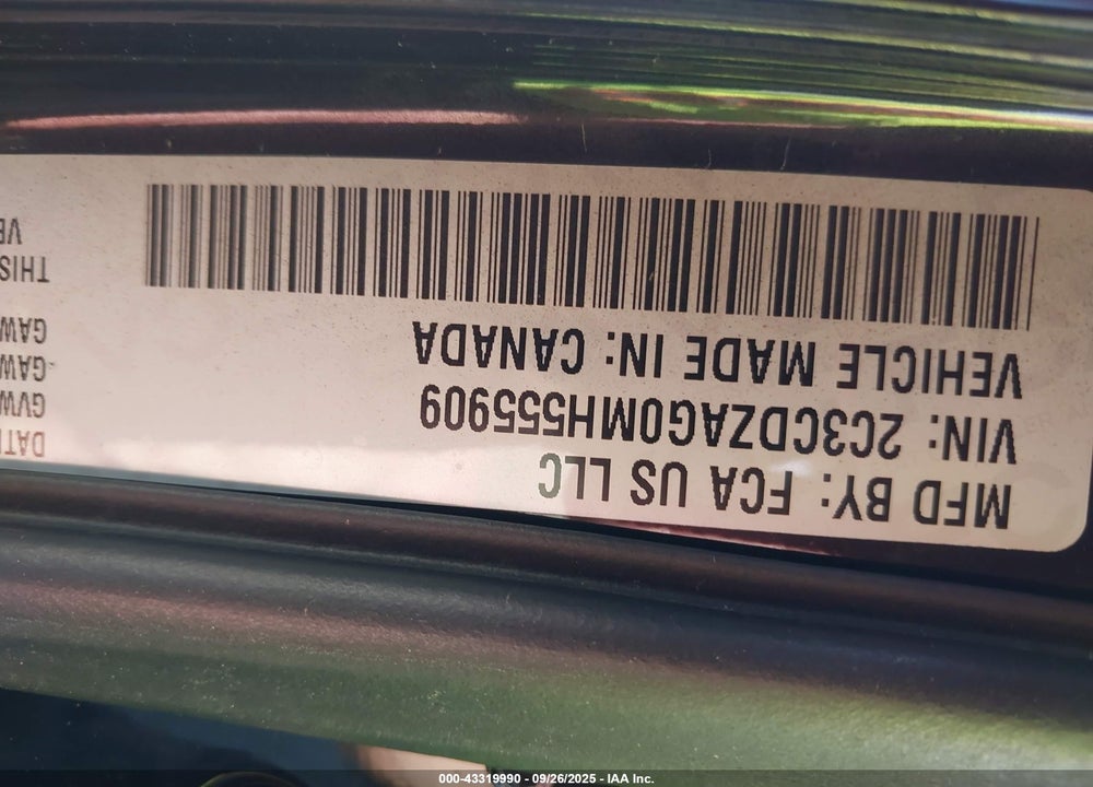 2021 DODGE CHALLENGER SXT VIN: 2C3CDZAG0MH555909