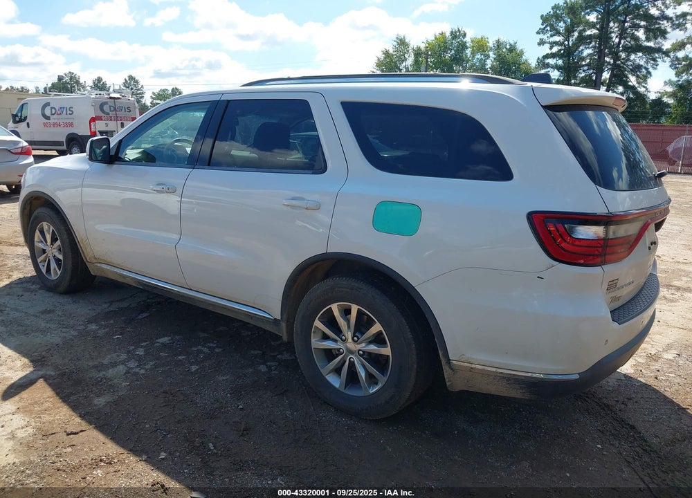 2015 DODGE DURANGO VIN: 1C4RDHDG9FC765782