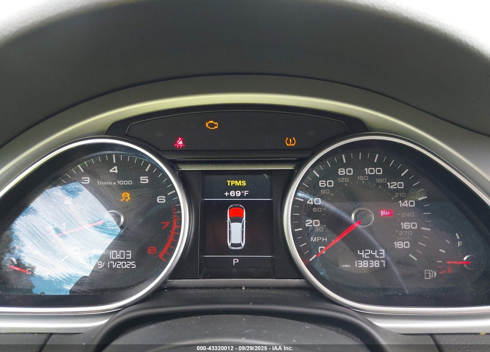 2013 AUDI Q7 VIN: WA1LGAFE4DD013828