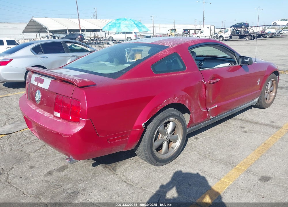 2006 FORD MUSTANG V6 VIN: 1ZVFT80N565182394