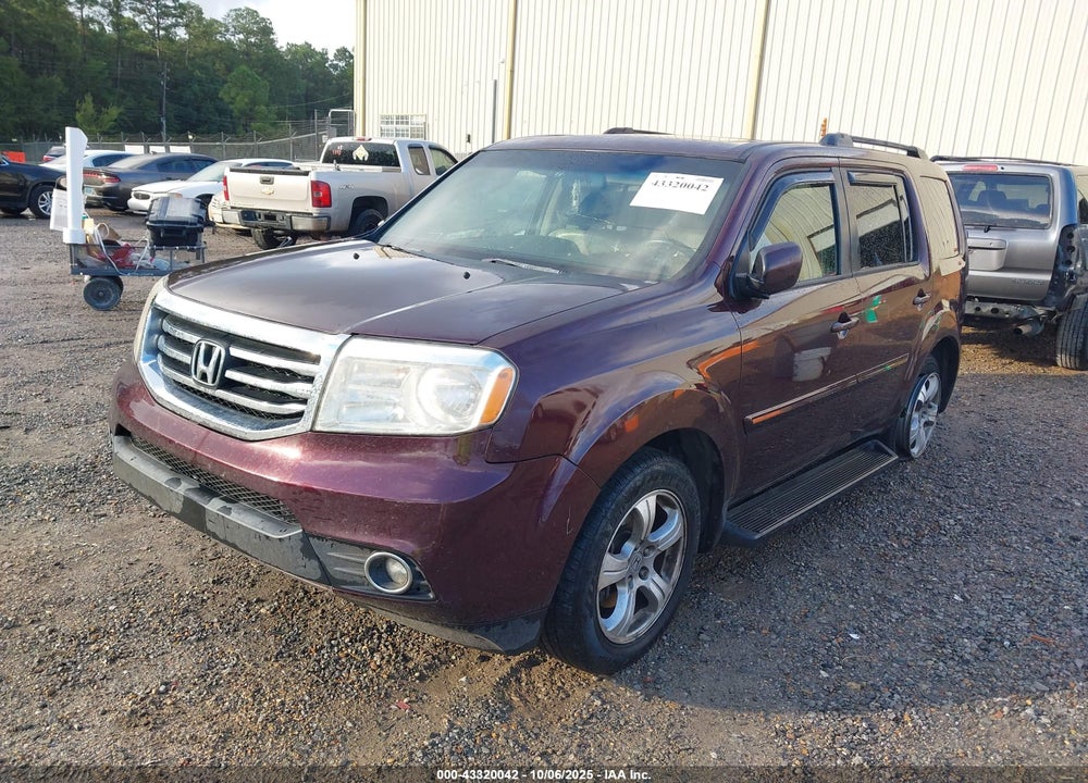 2013 HONDA PILOT EX-L VIN: 5FNYF3H58DB005408