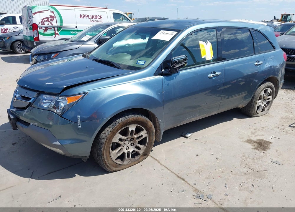 2007 ACURA MDX VIN: 2HNYD28487H546331