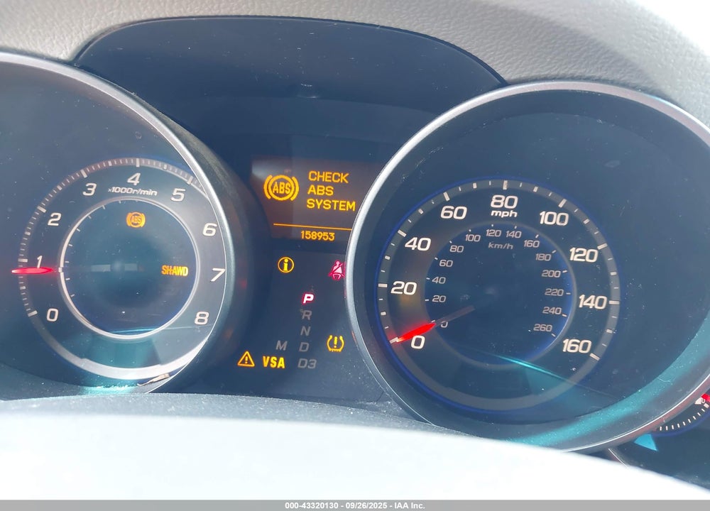 2007 ACURA MDX VIN: 2HNYD28487H546331