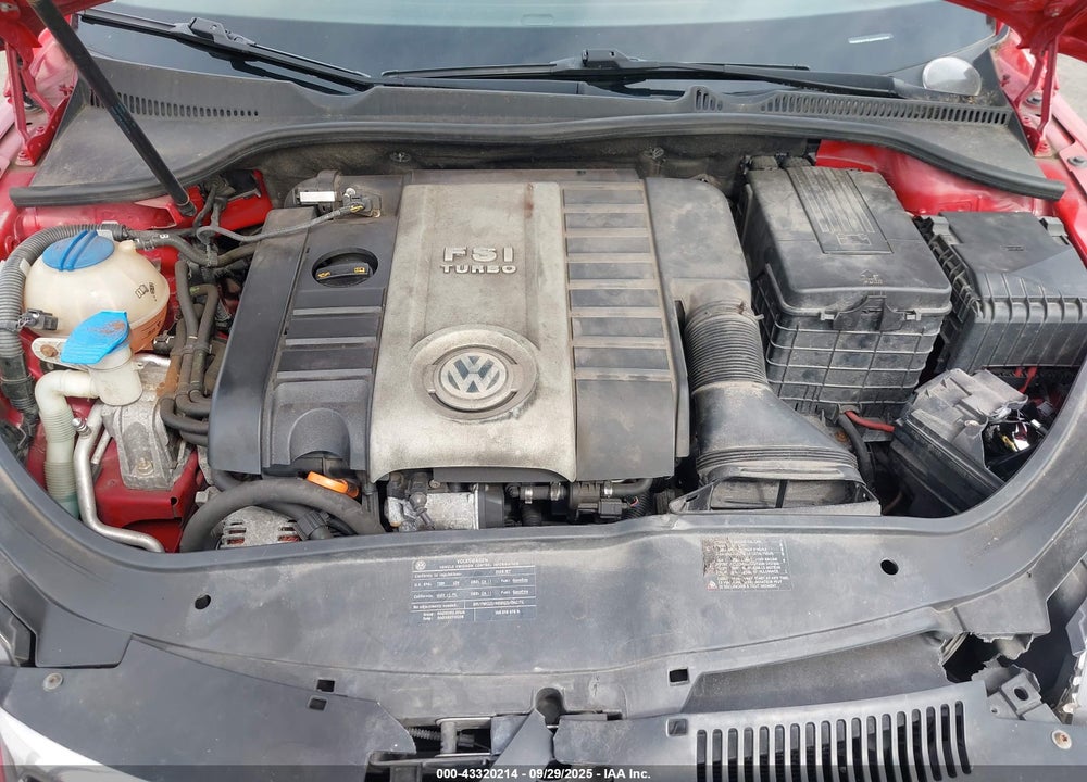 2008 VOLKSWAGEN EOS KOMFORT/TURBO VIN: WVWBA71F48V004133