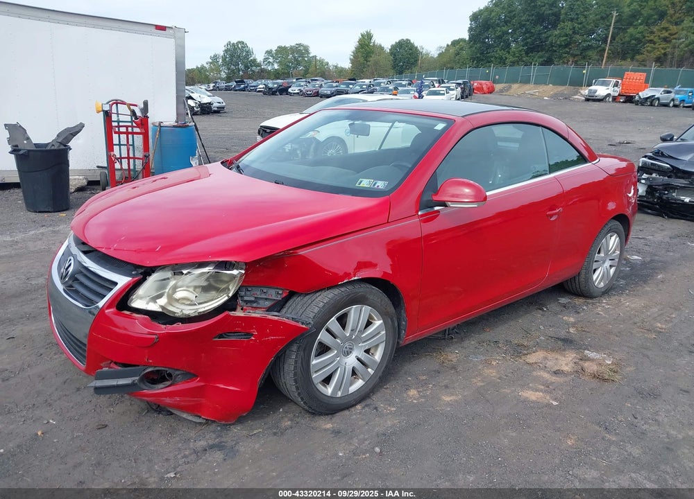 2008 VOLKSWAGEN EOS KOMFORT/TURBO VIN: WVWBA71F48V004133