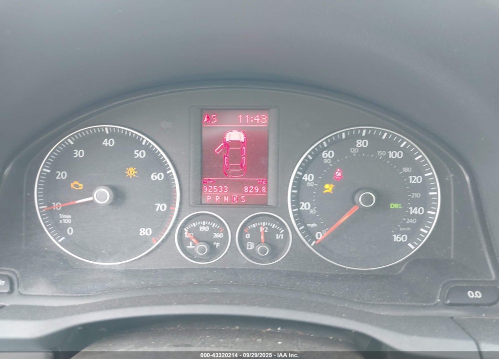 2008 VOLKSWAGEN EOS KOMFORT/TURBO VIN: WVWBA71F48V004133