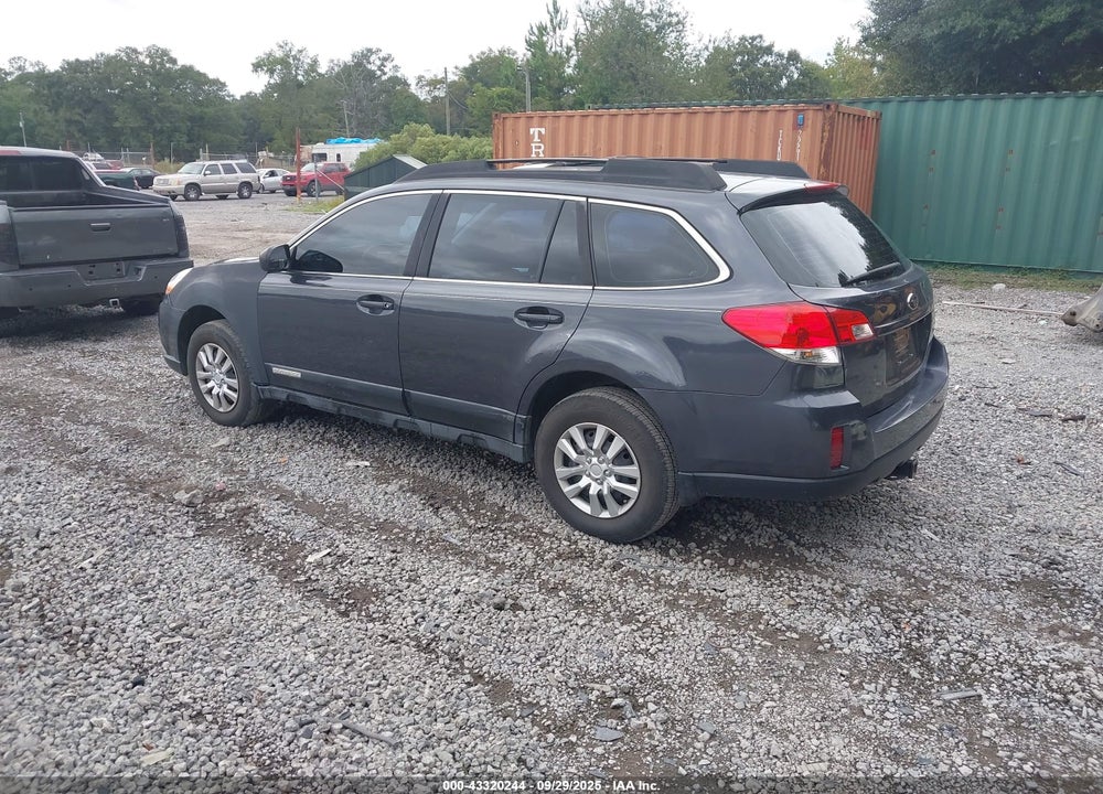 2011 SUBARU OUTBACK 2.5I VIN: 4S4BRBAC3B3330022