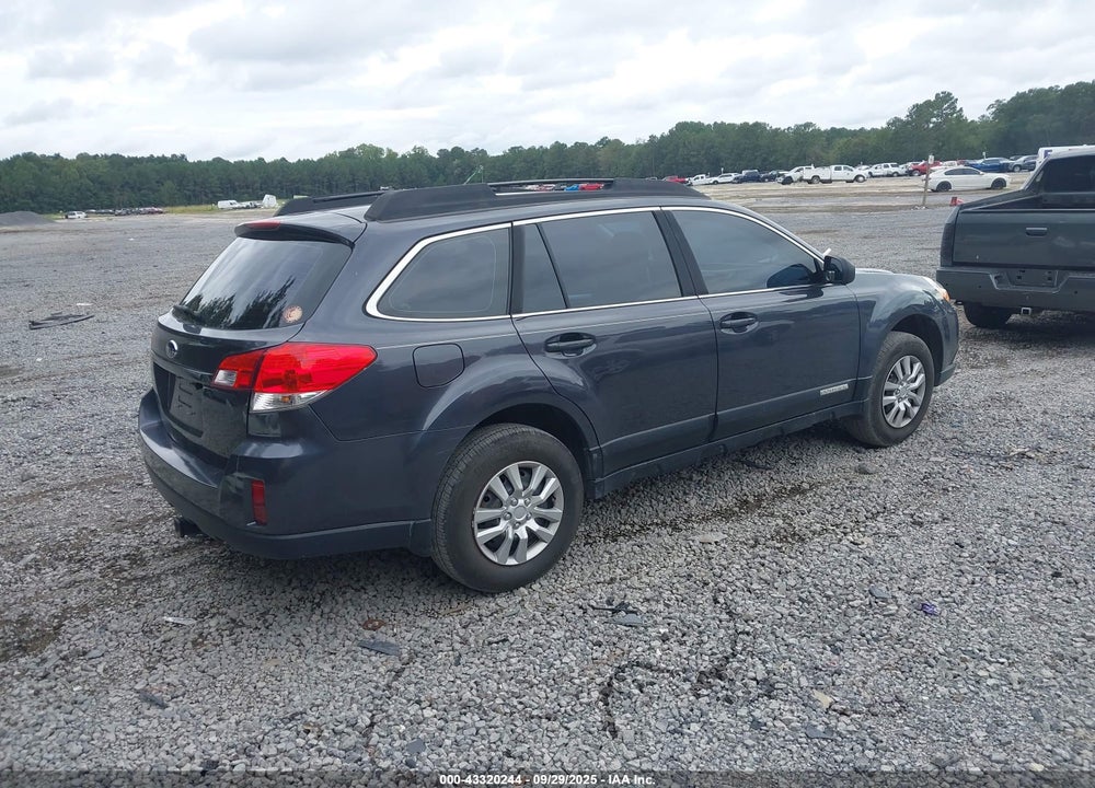 2011 SUBARU OUTBACK 2.5I VIN: 4S4BRBAC3B3330022