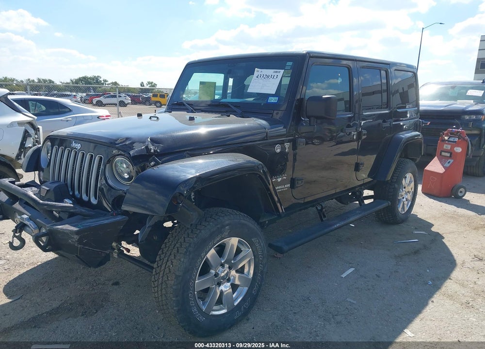 2017 JEEP WRANGLER UNLIMITED SAHARA VIN: 1C4BJWEG2HL736673
