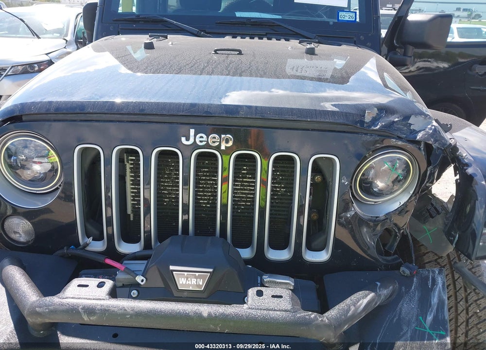 2017 JEEP WRANGLER UNLIMITED SAHARA VIN: 1C4BJWEG2HL736673