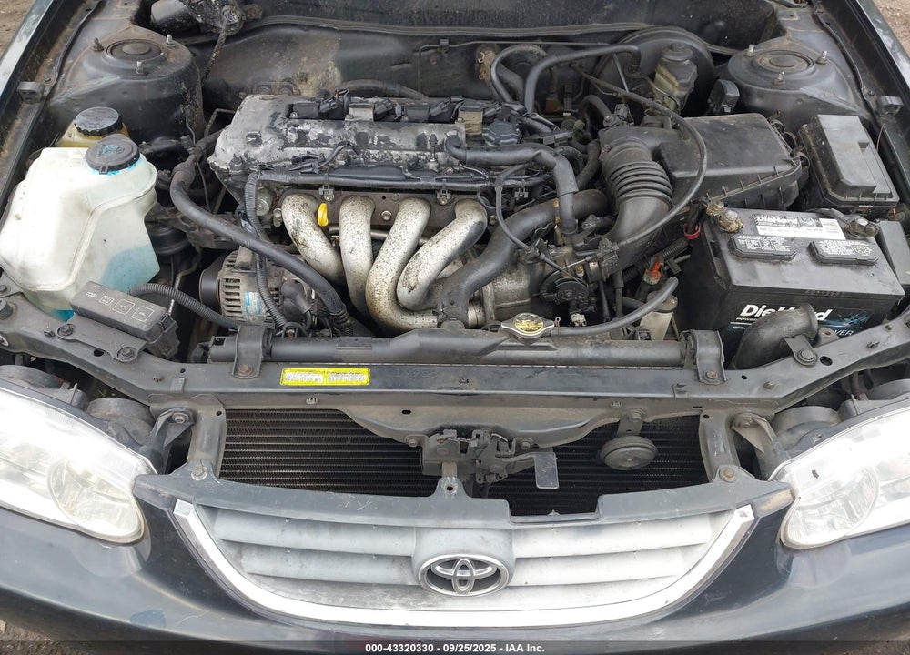 2002 TOYOTA COROLLA CE VIN: 2T1BR12E72C581261