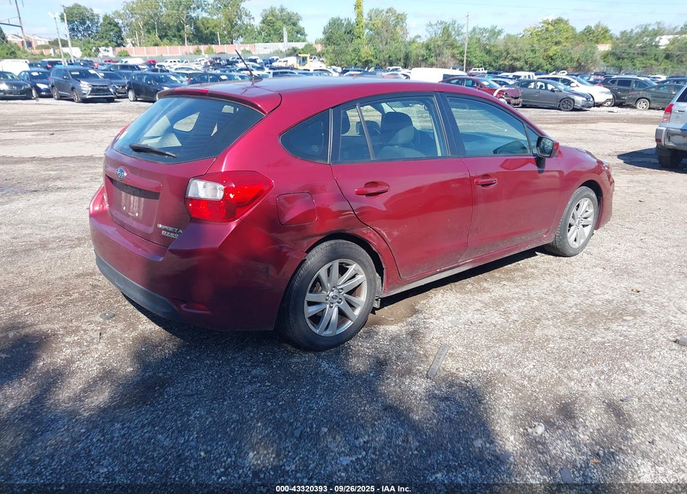 2016 SUBARU IMPREZA 2.0I PREMIUM VIN: JF1GPAB69G8321988