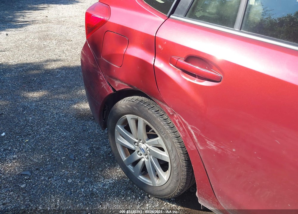 2016 SUBARU IMPREZA 2.0I PREMIUM VIN: JF1GPAB69G8321988
