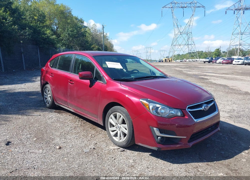 2016 SUBARU IMPREZA 2.0I PREMIUM VIN: JF1GPAB69G8321988