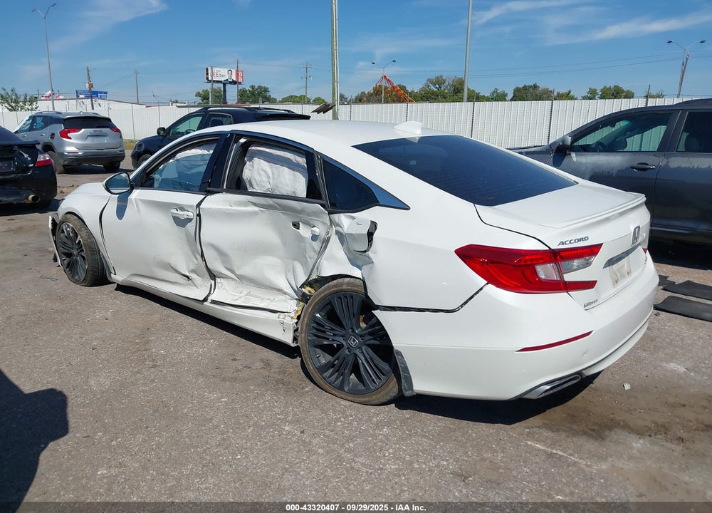 2019 HONDA ACCORD VIN: 1HGCV1F32KA134223