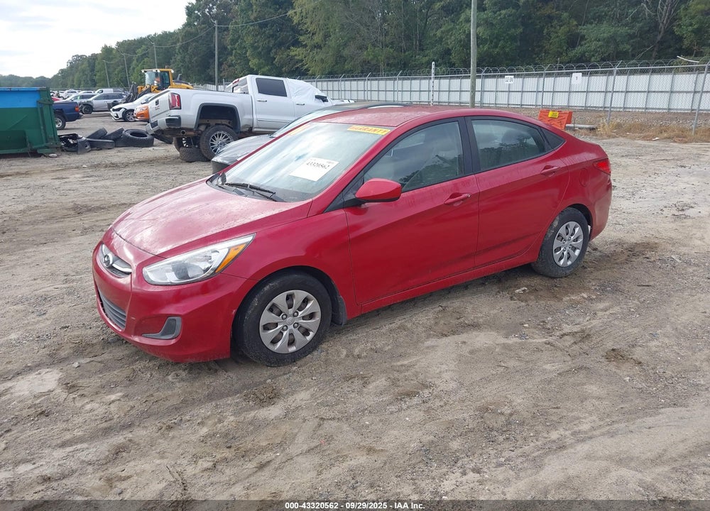 2016 HYUNDAI ACCENT VIN: KMHCT4AEXGU157524