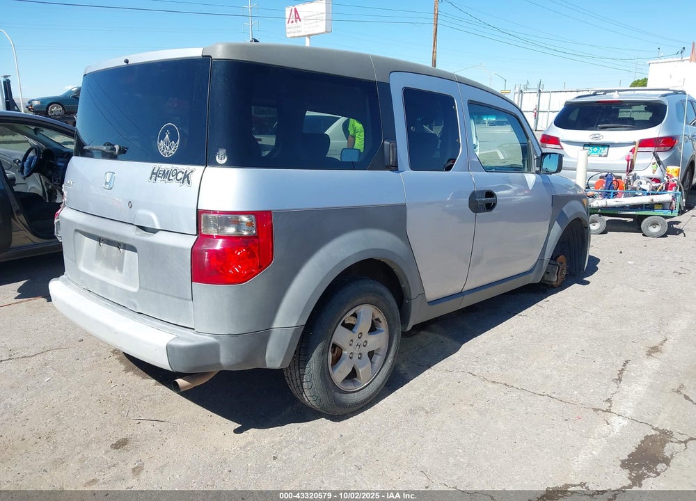 2004 HONDA ELEMENT EX VIN: 5J6YH18654L001637