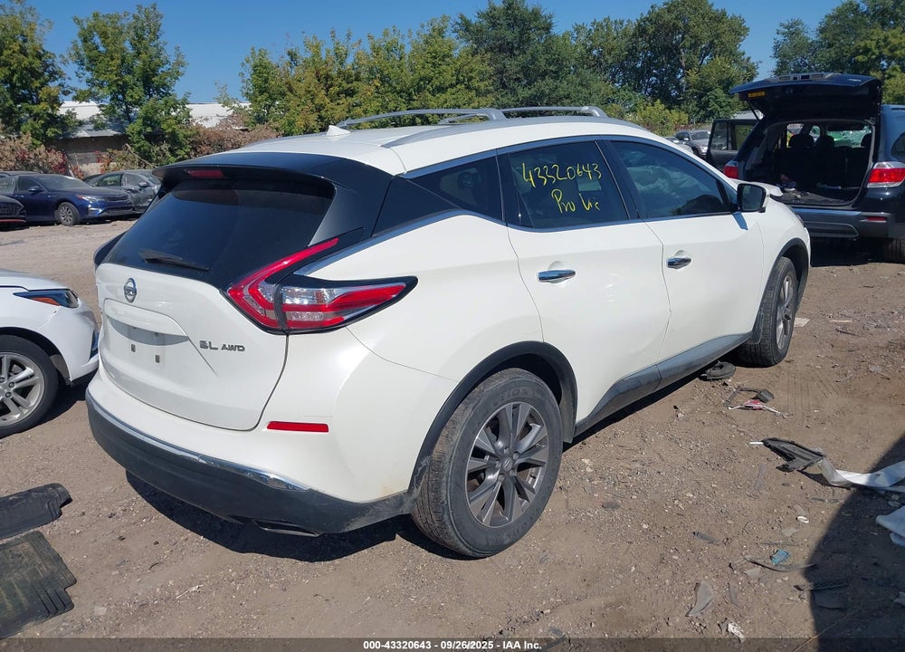 2015 NISSAN MURANO VIN: 5N1AZ2MHXFN204320