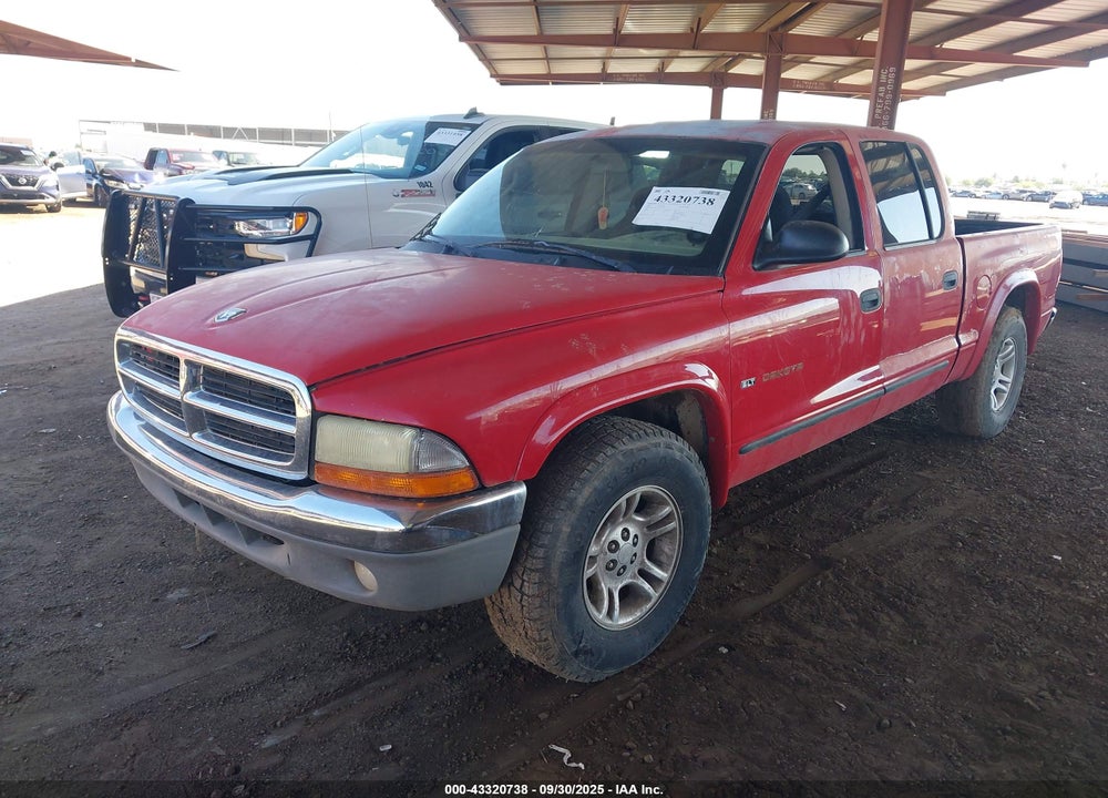 2002 DODGE DAKOTA SLT VIN: 1B7HL48X72S542335
