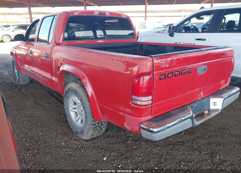 2002 DODGE DAKOTA SLT VIN: 1B7HL48X72S542335