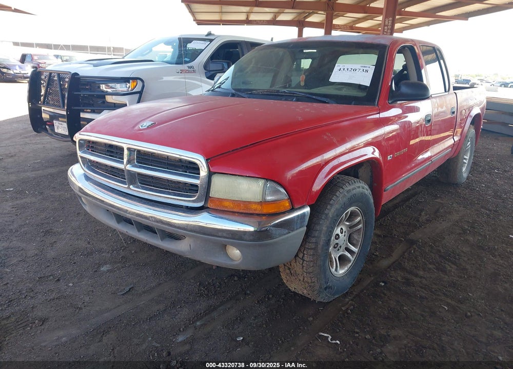 2002 DODGE DAKOTA SLT VIN: 1B7HL48X72S542335
