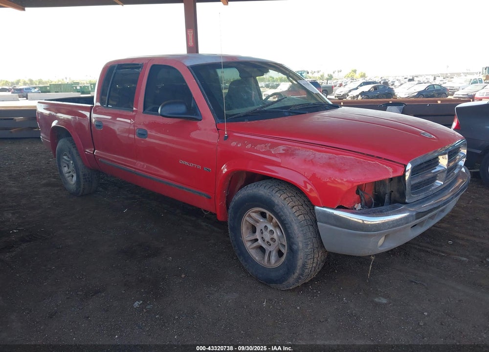 2002 DODGE DAKOTA SLT VIN: 1B7HL48X72S542335