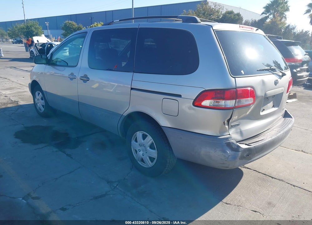2002 TOYOTA SIENNA CE VIN: 4T3ZF19C02U430439