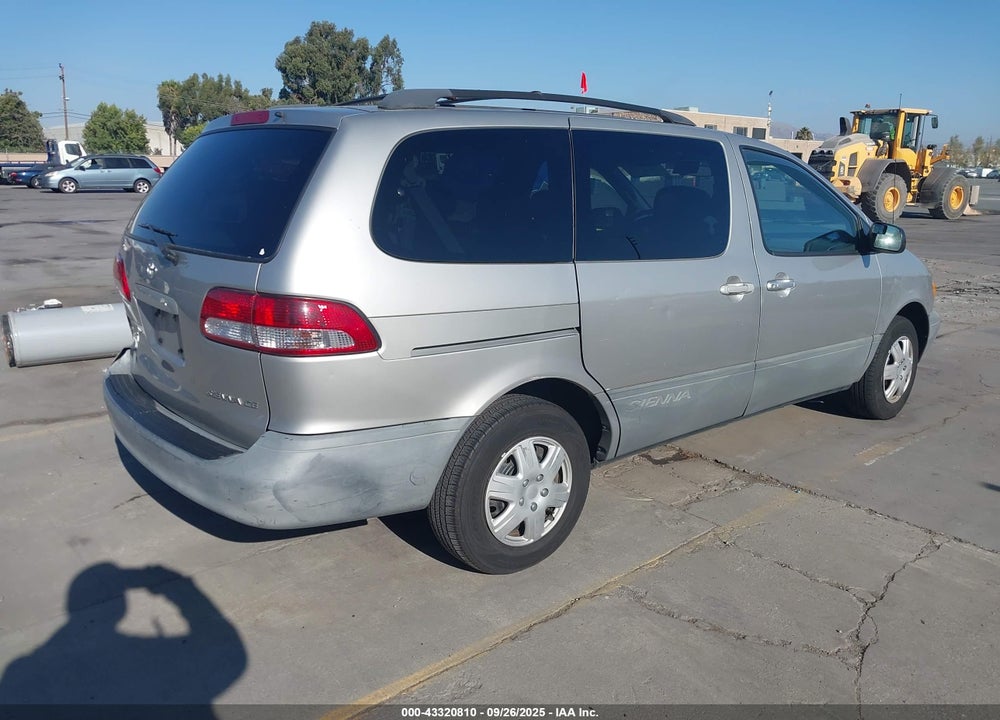 2002 TOYOTA SIENNA CE VIN: 4T3ZF19C02U430439