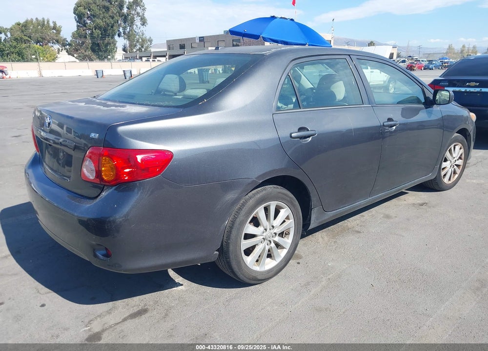 2009 TOYOTA COROLLA LE VIN: 1NXBU40E19Z125297
