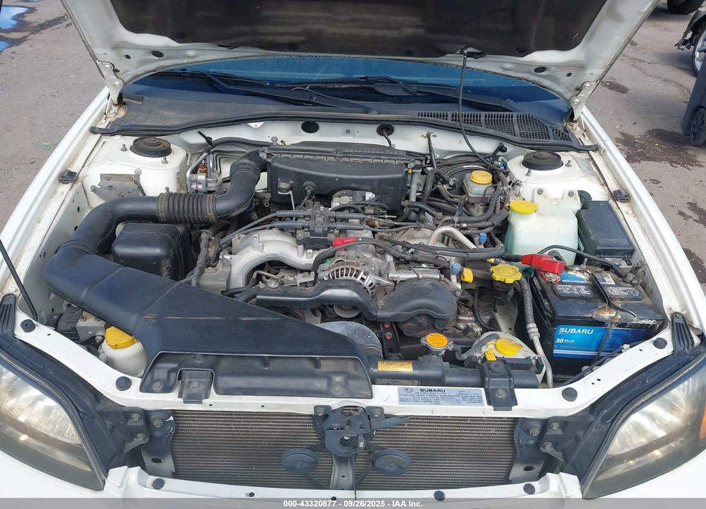 2000 SUBARU LEGACY GT LIMITED VIN: 4S3BE6565Y6208488