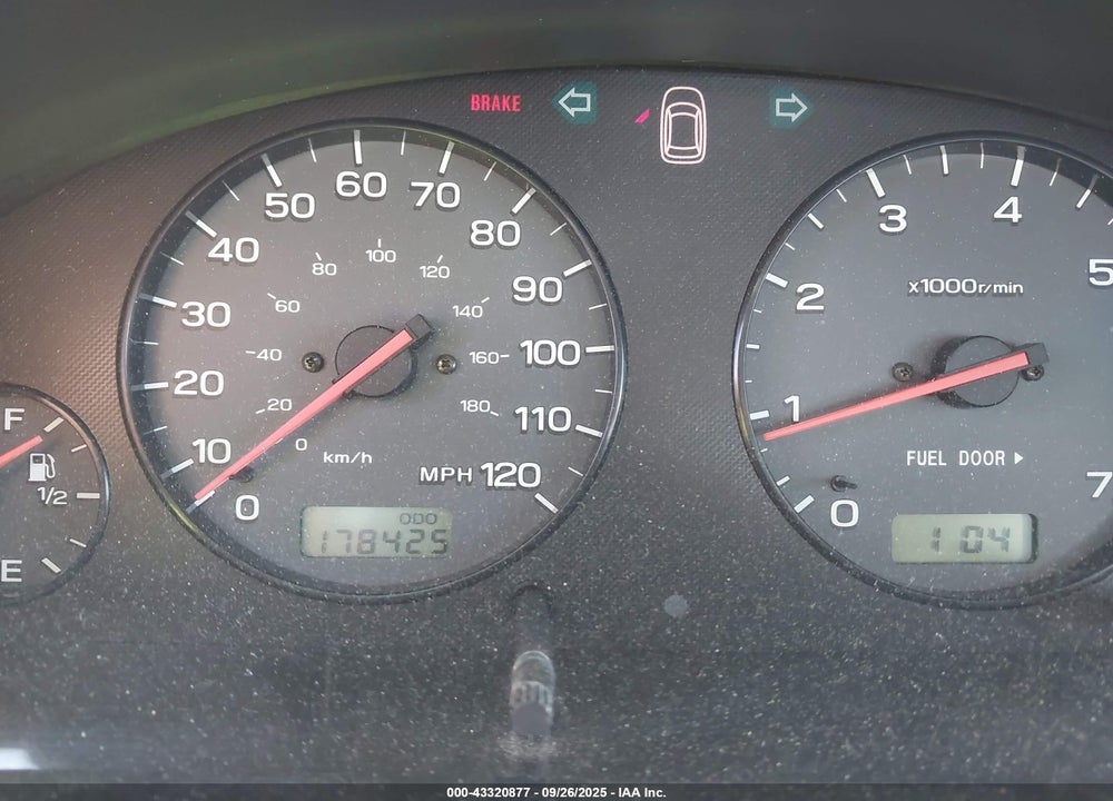 2000 SUBARU LEGACY GT LIMITED VIN: 4S3BE6565Y6208488