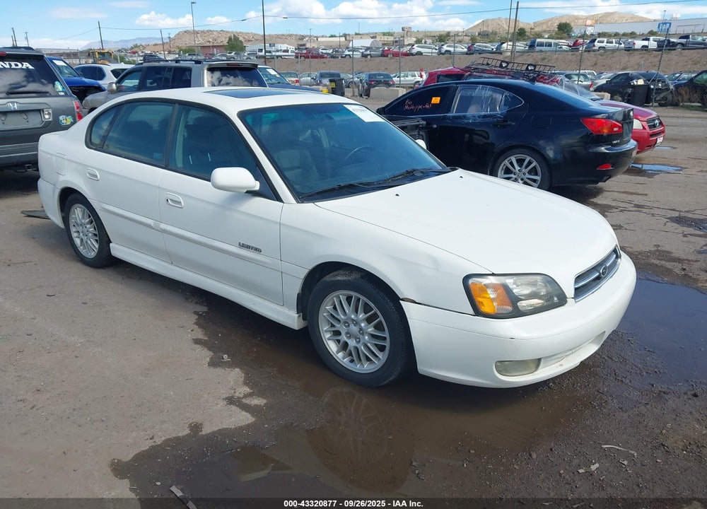 2000 SUBARU LEGACY GT LIMITED VIN: 4S3BE6565Y6208488