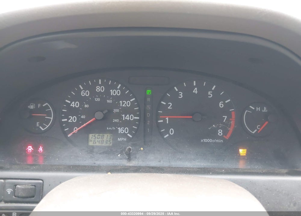 2001 NISSAN MAXIMA GXE VIN: JN1CA31DX1T632438