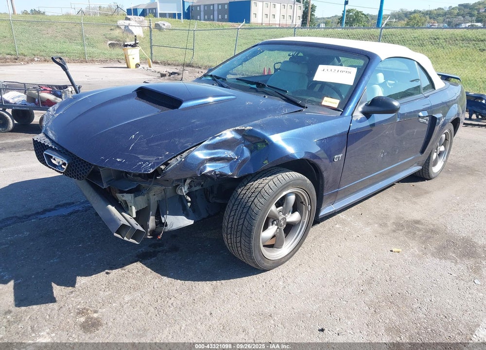 2003 FORD MUSTANG GT VIN: 1FAFP45X43F349401