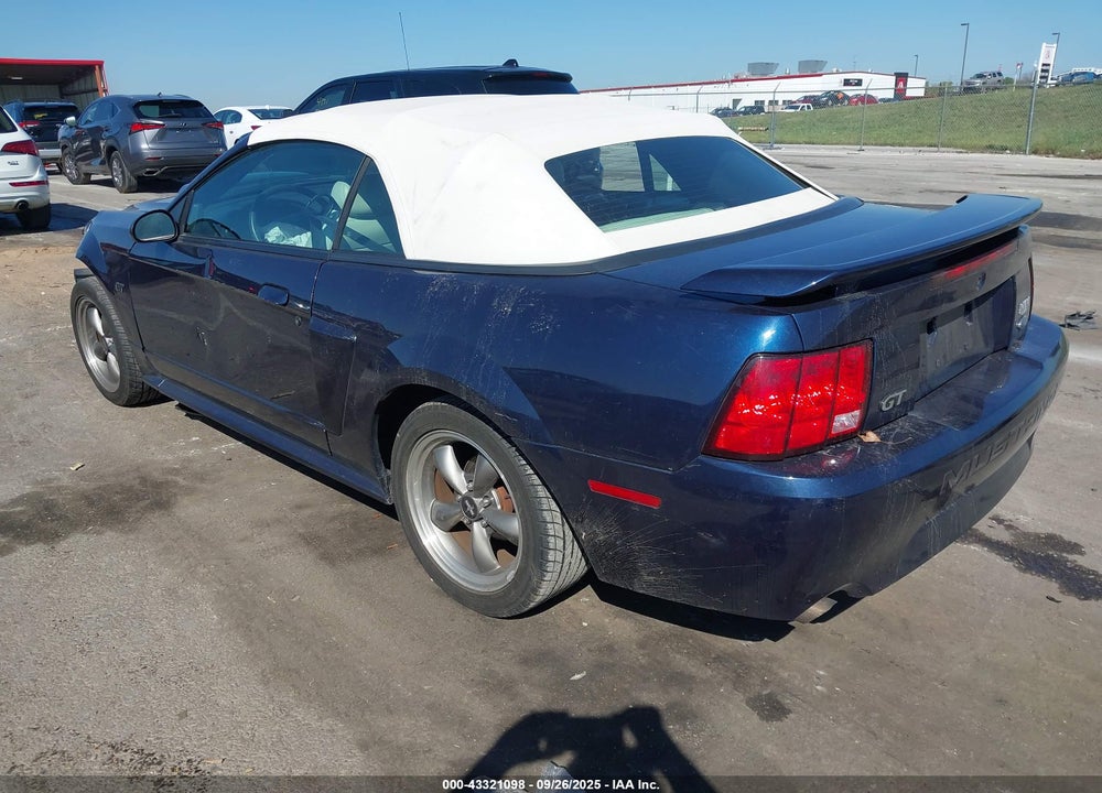 2003 FORD MUSTANG GT VIN: 1FAFP45X43F349401