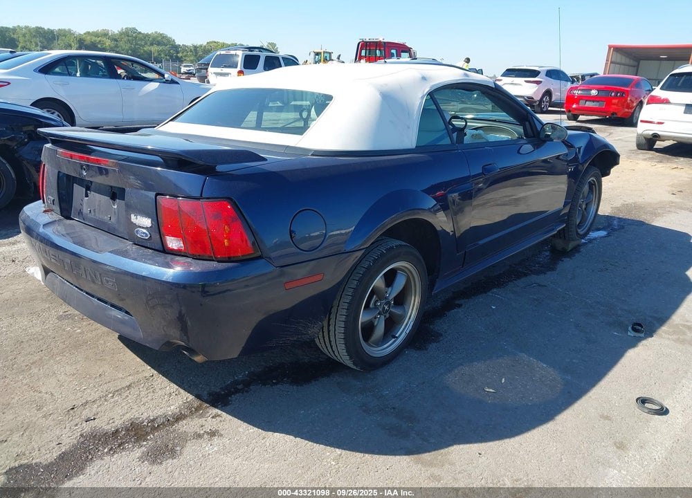 2003 FORD MUSTANG GT VIN: 1FAFP45X43F349401