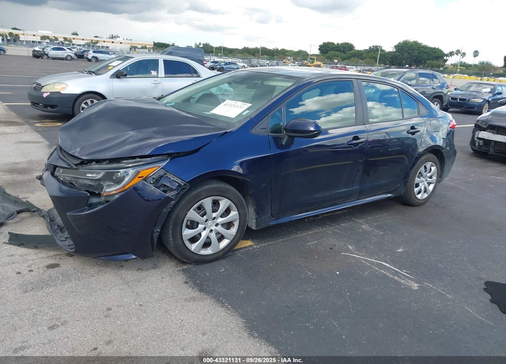 2022 TOYOTA COROLLA LE VIN: 5YFEPMAE8NP355837