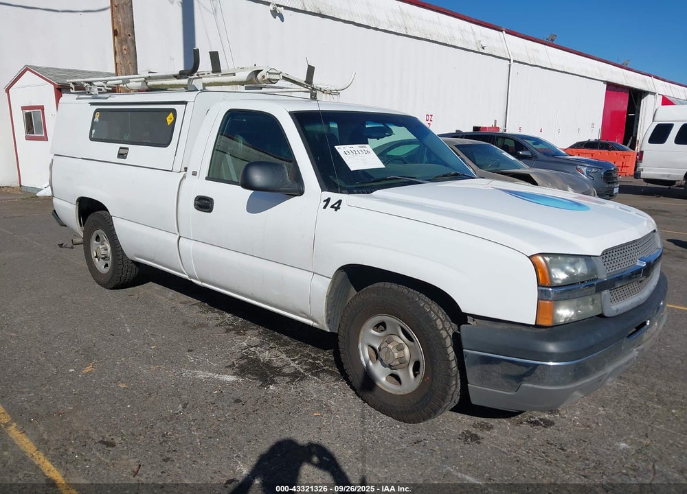 2004 CHEVROLET SILVERADO 1500 WORK TRUCK VIN: 1GCEC14X94Z293893
