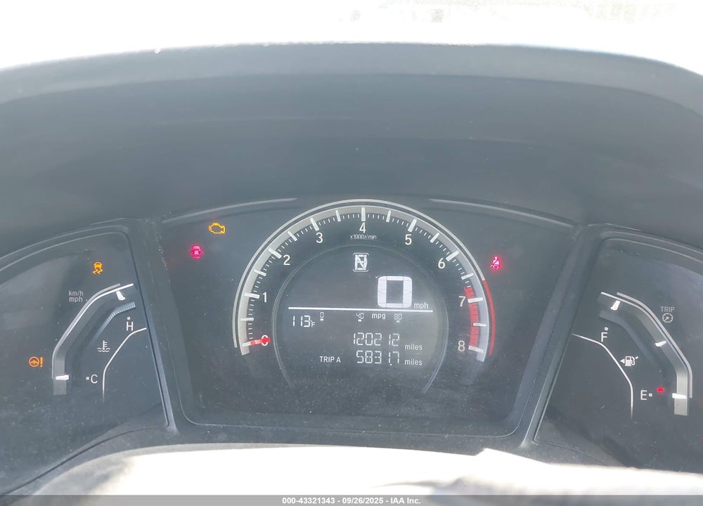 2017 HONDA CIVIC VIN: 19XFC2F52HE200588