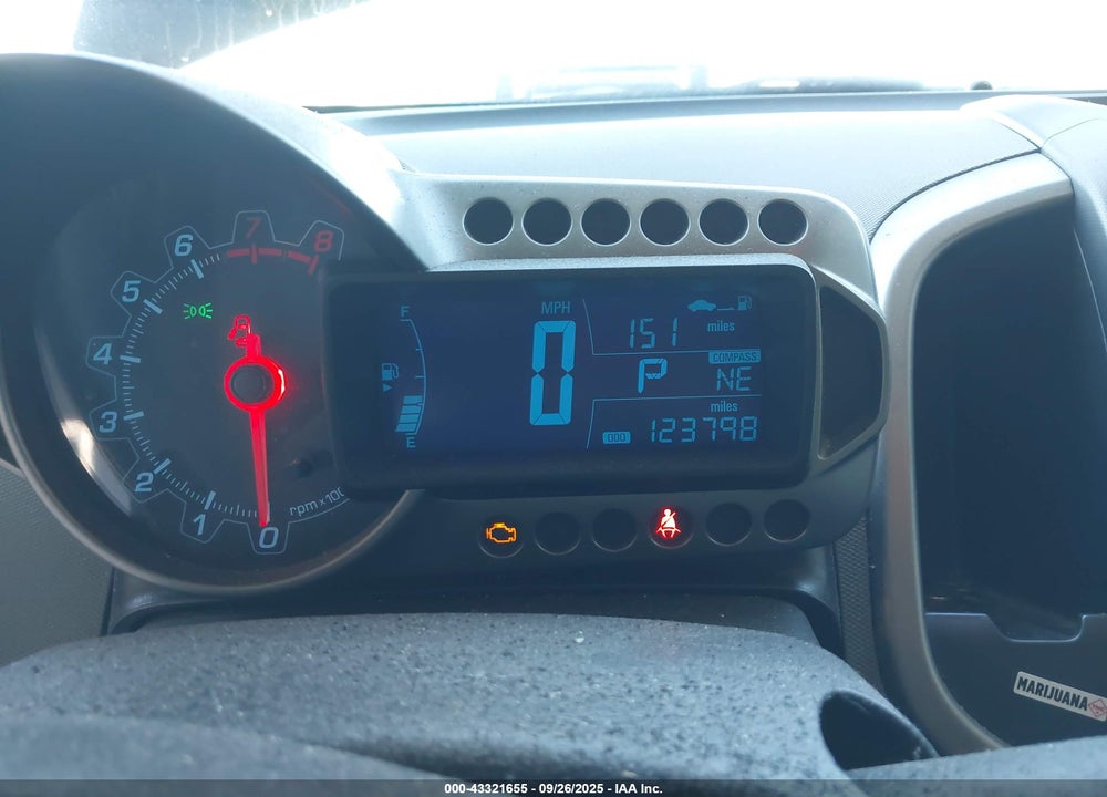 2013 CHEVROLET SONIC VIN: 1G1JC5SH5D4208815