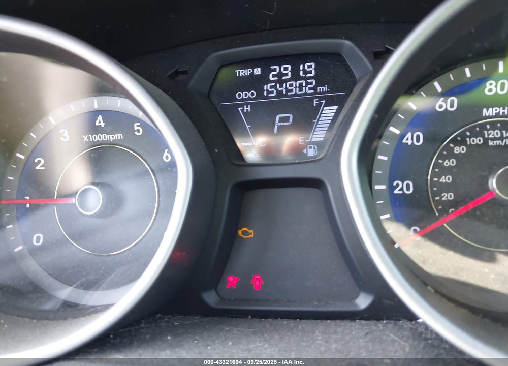 2013 HYUNDAI ELANTRA GS VIN: KMHDH6AE7DU018769